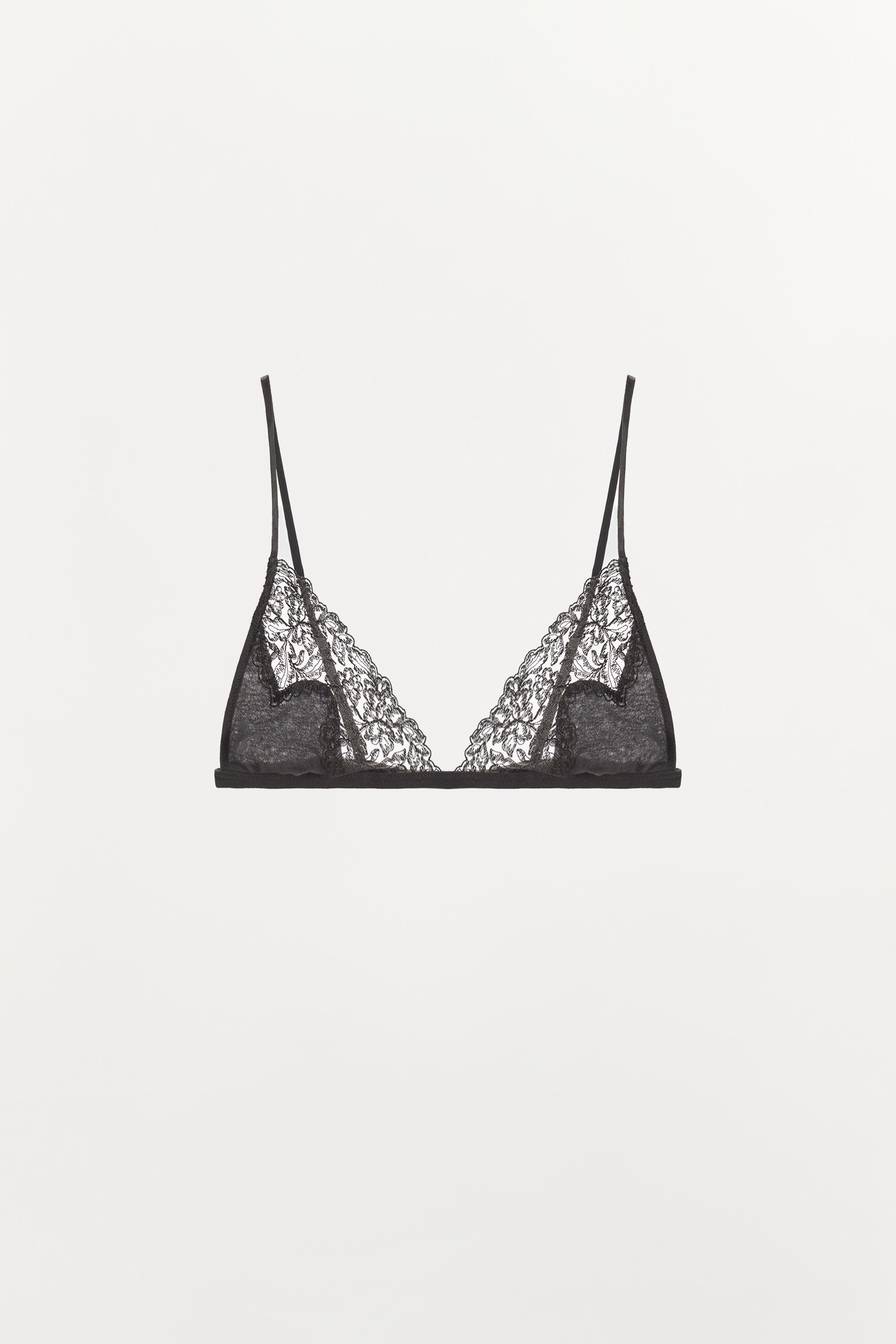 SILK LACE TRIANGLE BRA