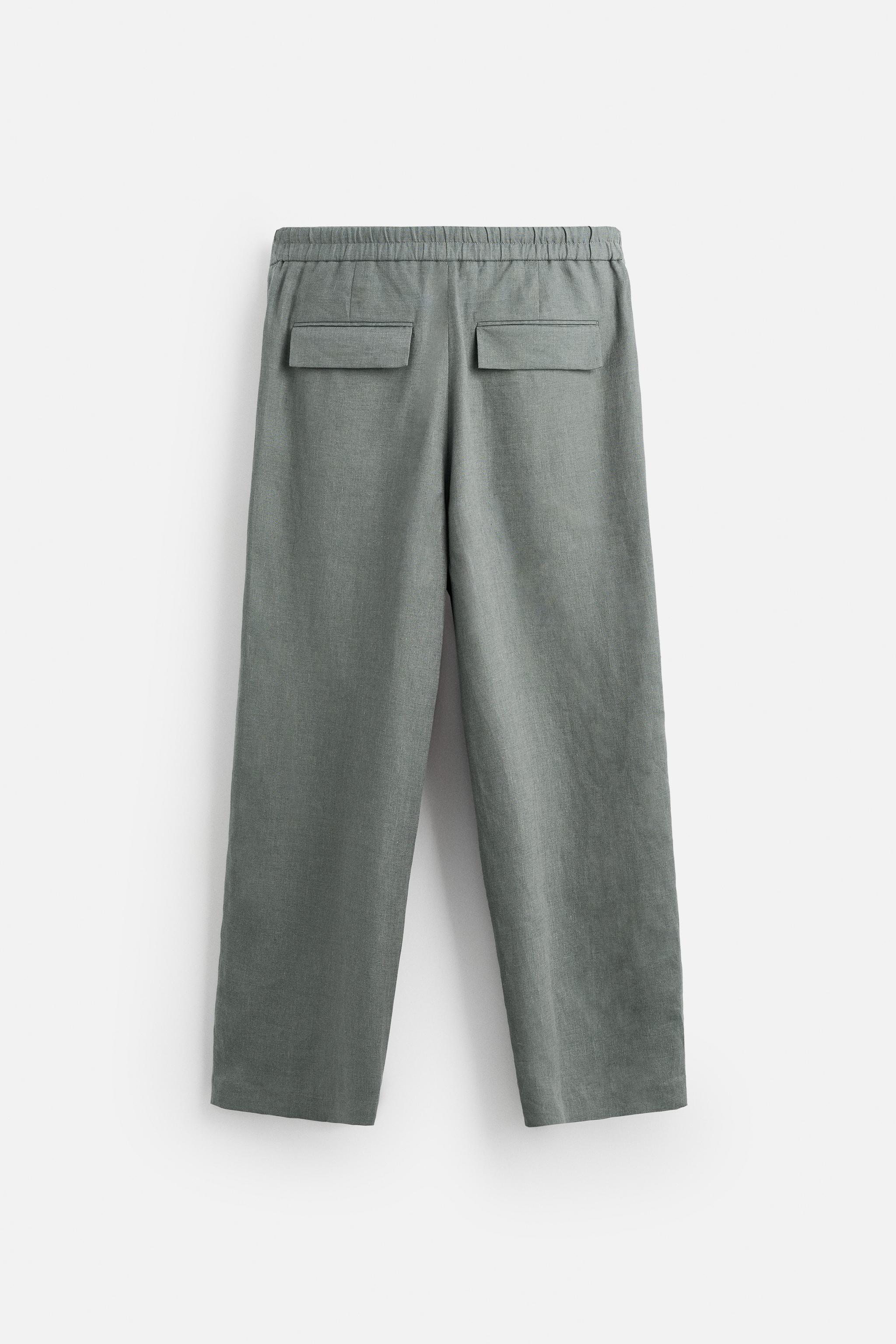 PANTALON DE COSTUME 100 % LIN