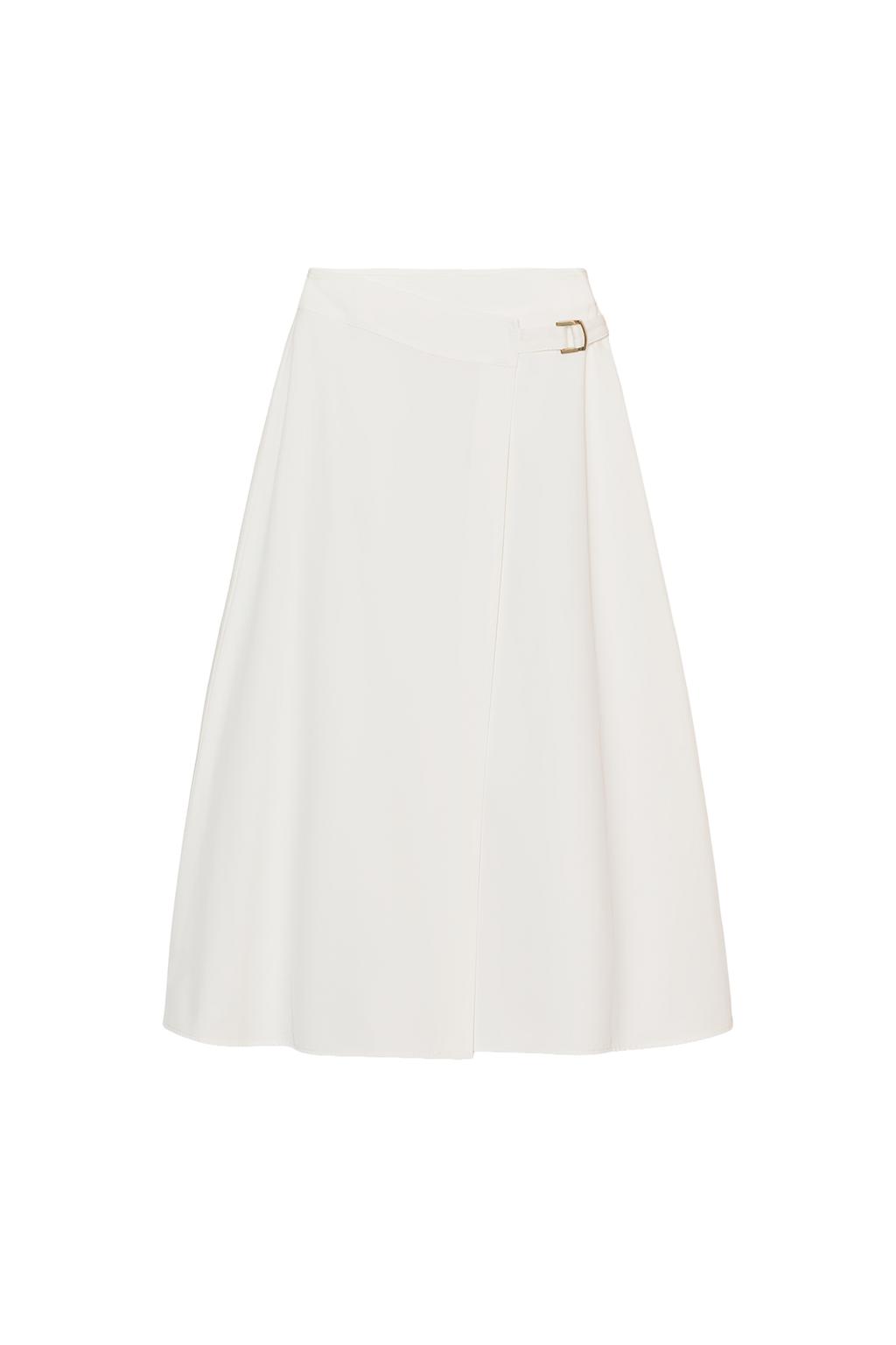BUCKLE PAREO MIDI SKIRT - image 3