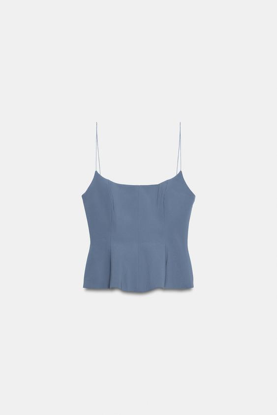 PEPLUM TOP - Indigo by Zara - Image 0