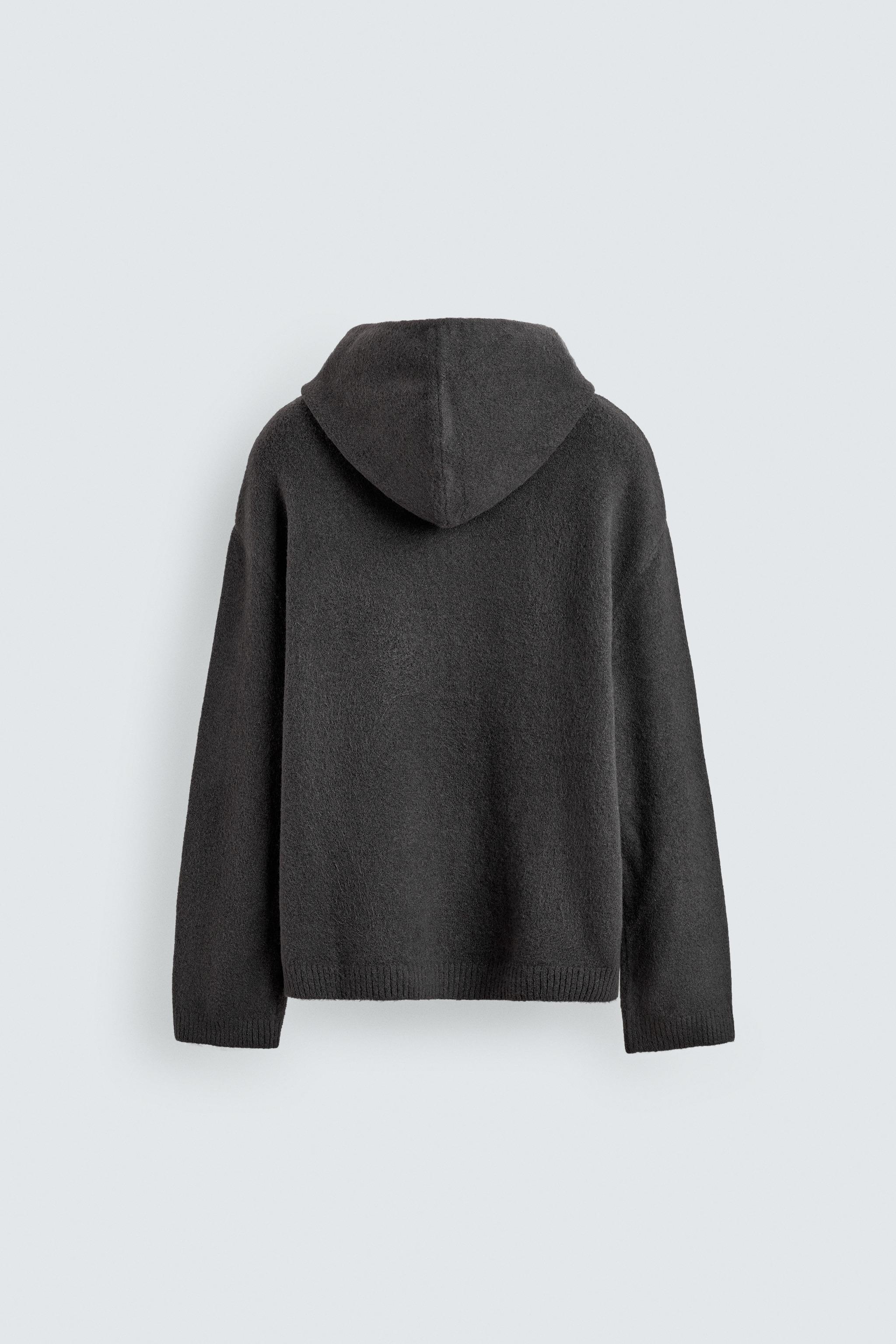 HOODED CARDIGAN - Bluish | ZARA United States