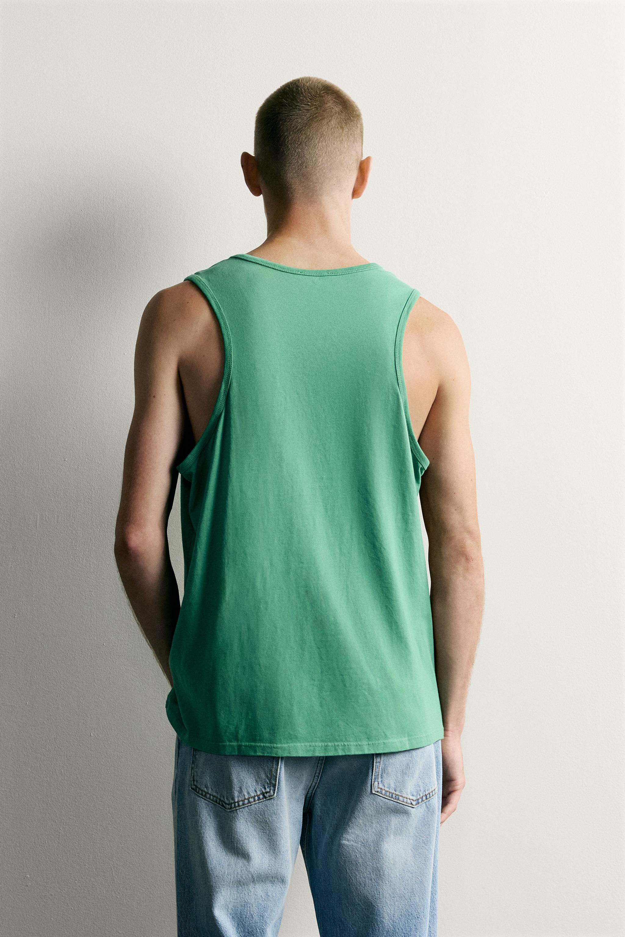 Zara NUMARA YAMALI ATLET T-SHIRT görsel 3