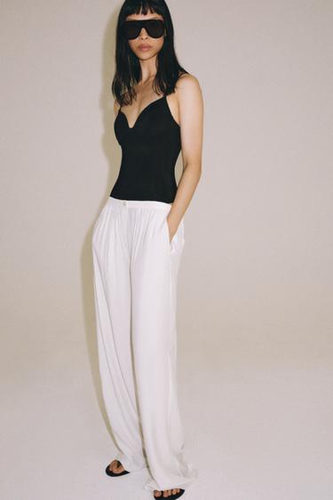 SWEETHEART NECKLINE BODYSUIT - Black by Zara