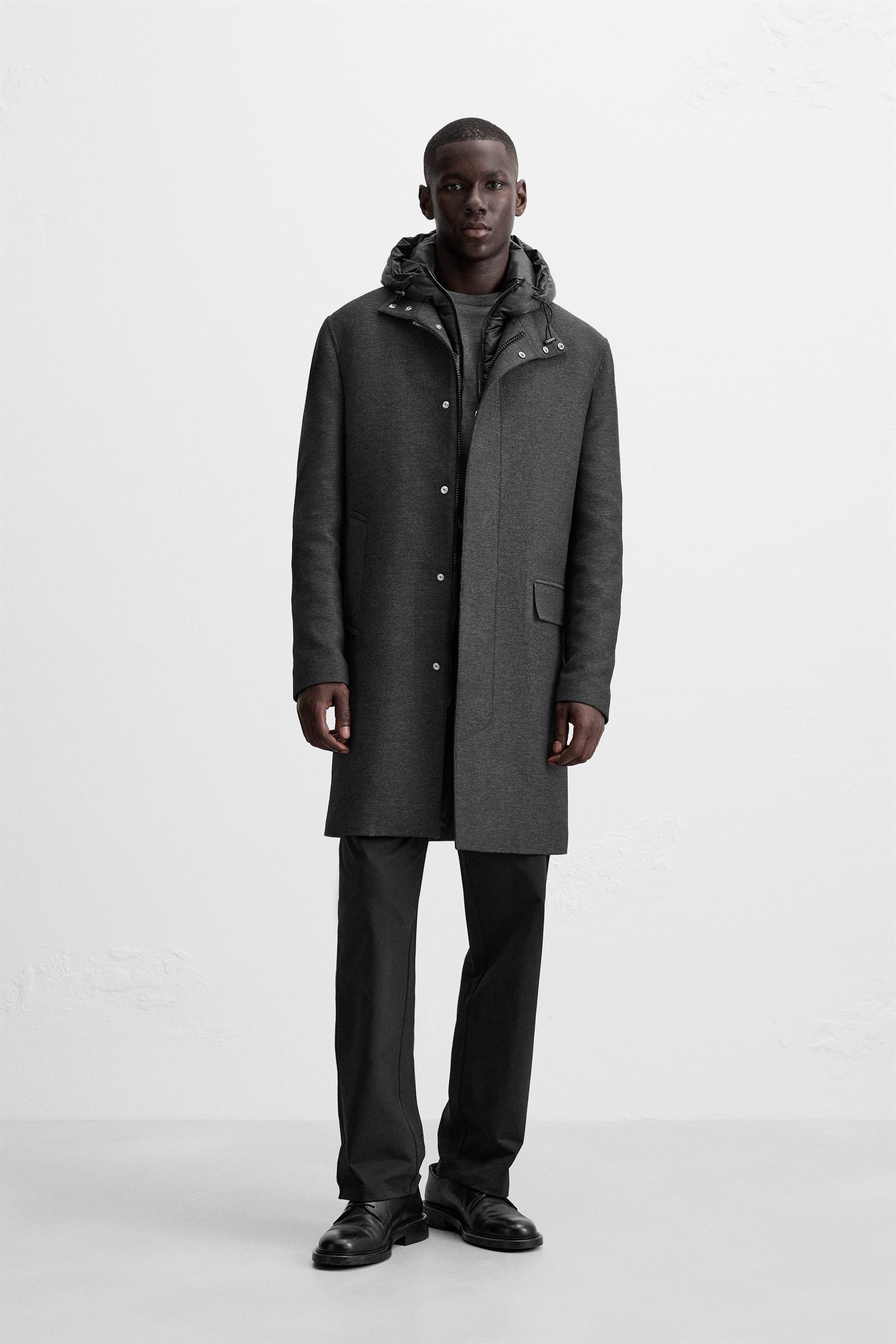 Overcoat zara man hotsell