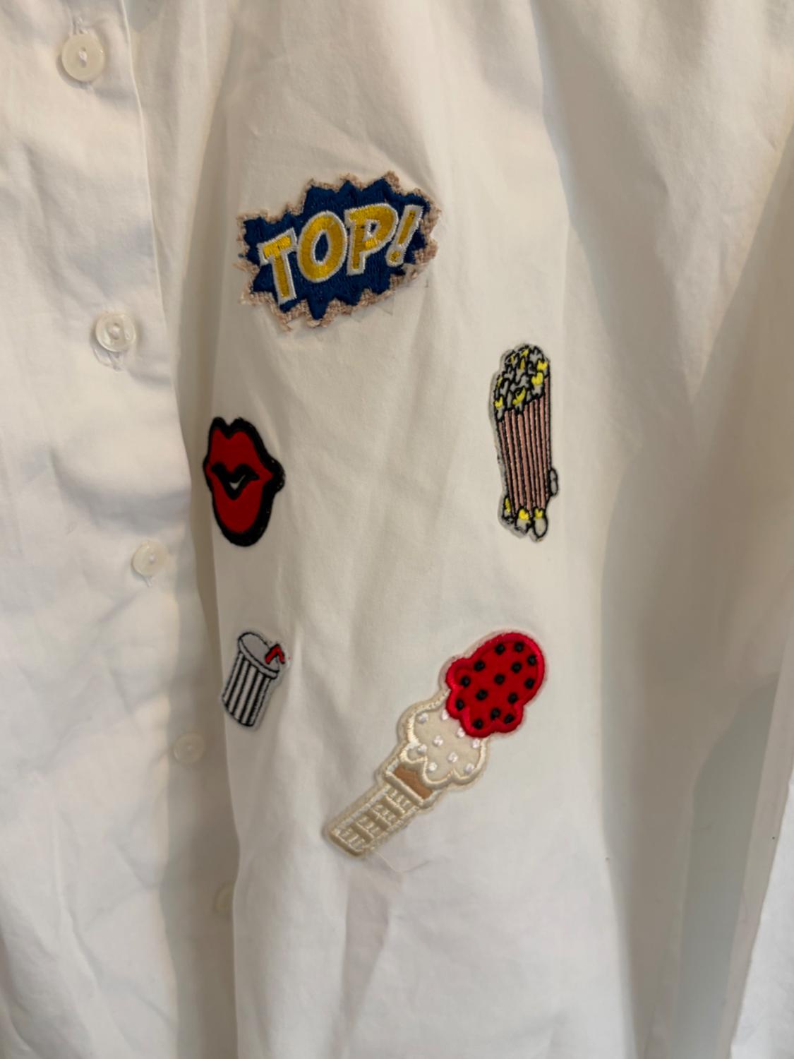 WONDERFUL SHIRT WITH PRINTS, SIZE XS - Image 2