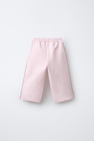 TROUSERS WITH HEART PLEATS - Pink by Zara - Image 1