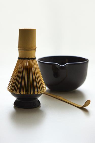 SERVICE À THÉ MATCHA EN GRÈS - Marron de Zara - Image 4