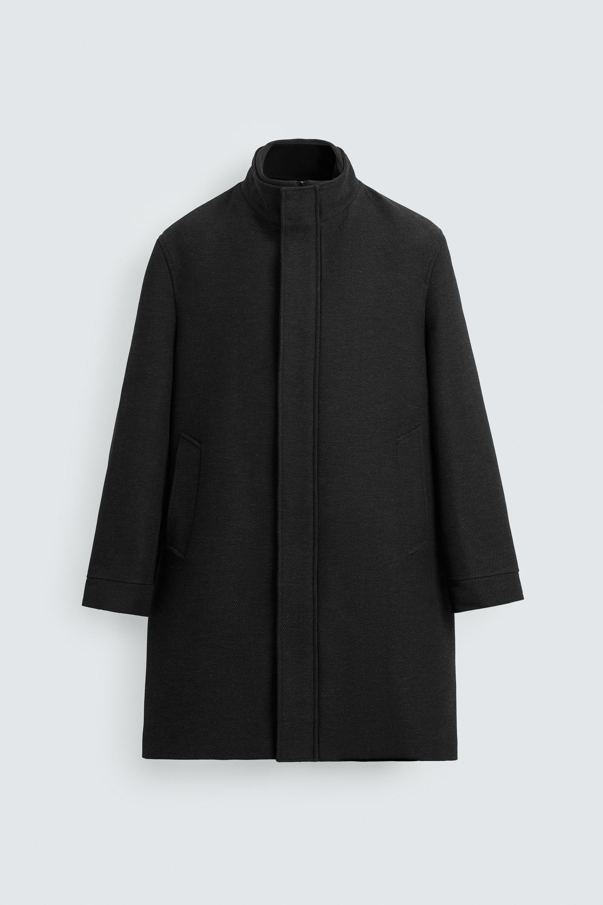ZARA メンズ 2023AW ロングミックスコート リミテッドエディション ロングコート – メンズ | ZARA 日本