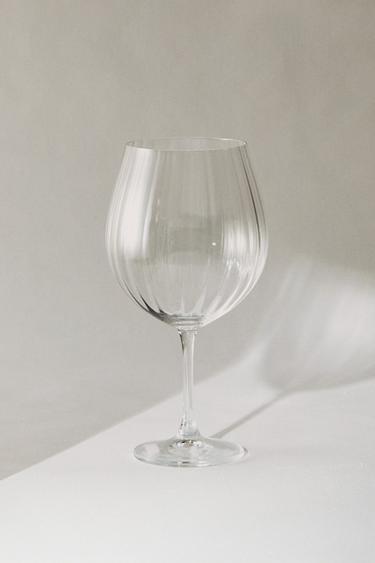 VERRE CRISTALLIN RELIEF - Transparent de Zara