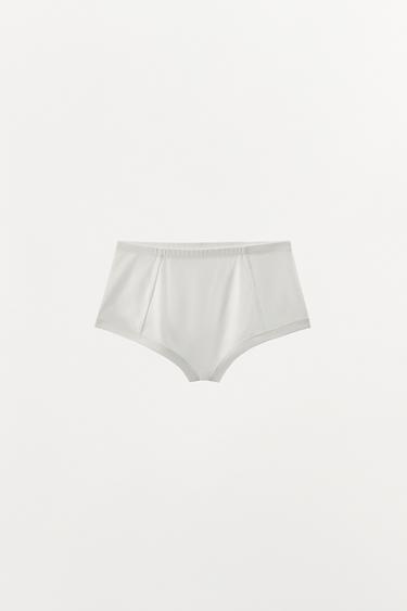 WIDE MODAL BRIEFS - White by Zara