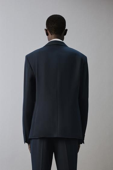 VESTE DE COSTUME CONFORT - Bleu marine de Zara - Image 2