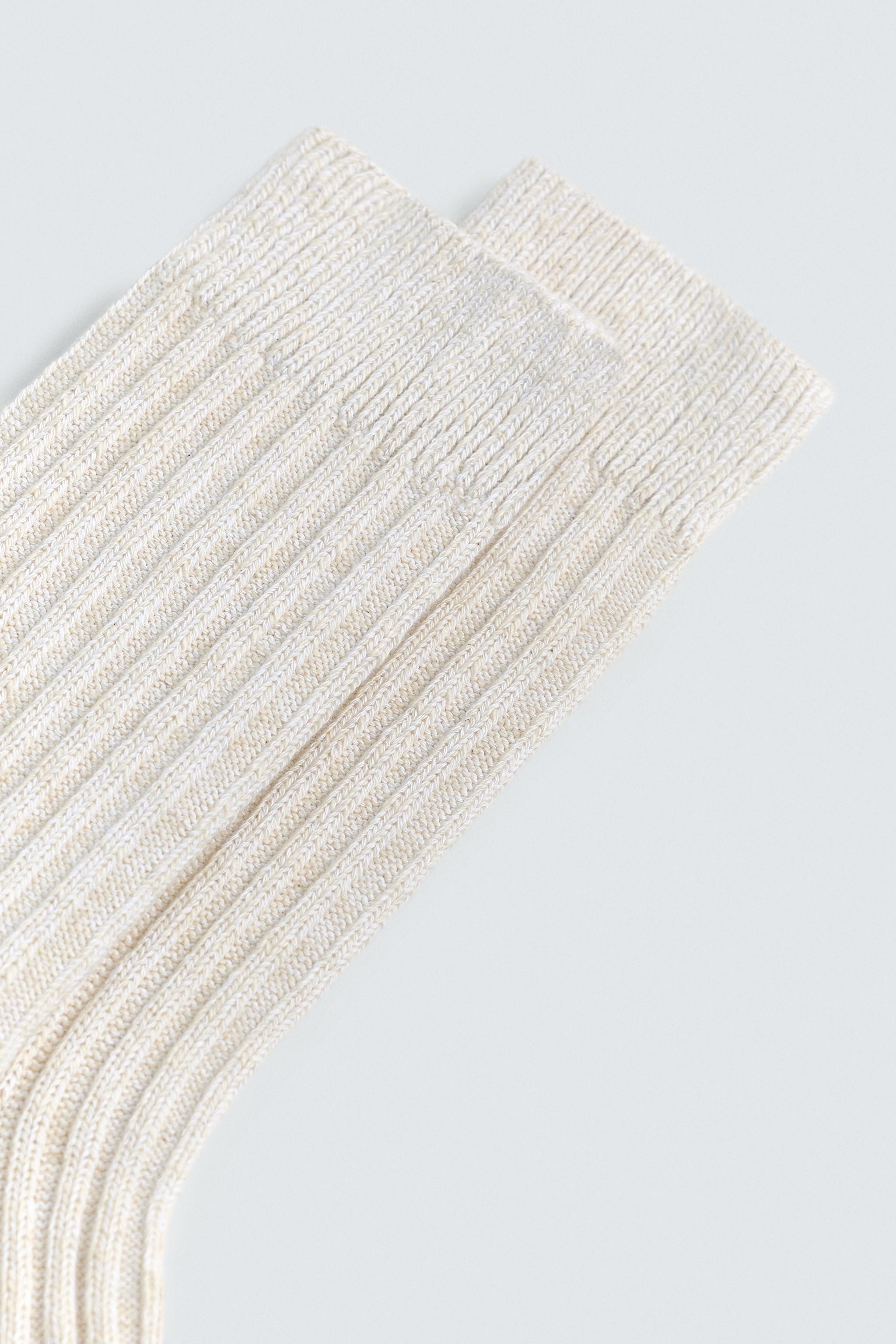 CHAUSSETTES CÔTELÉES IRRÉGULIÈRES