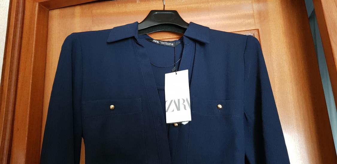 SHIRT DRESS WITH BELT - Image 6