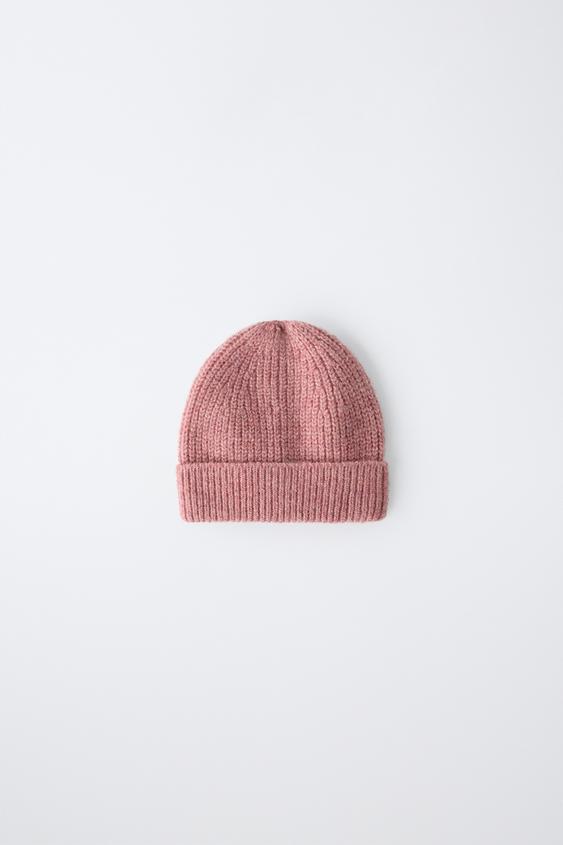 KNIT BEANIE - Pink by Zara - Image 0