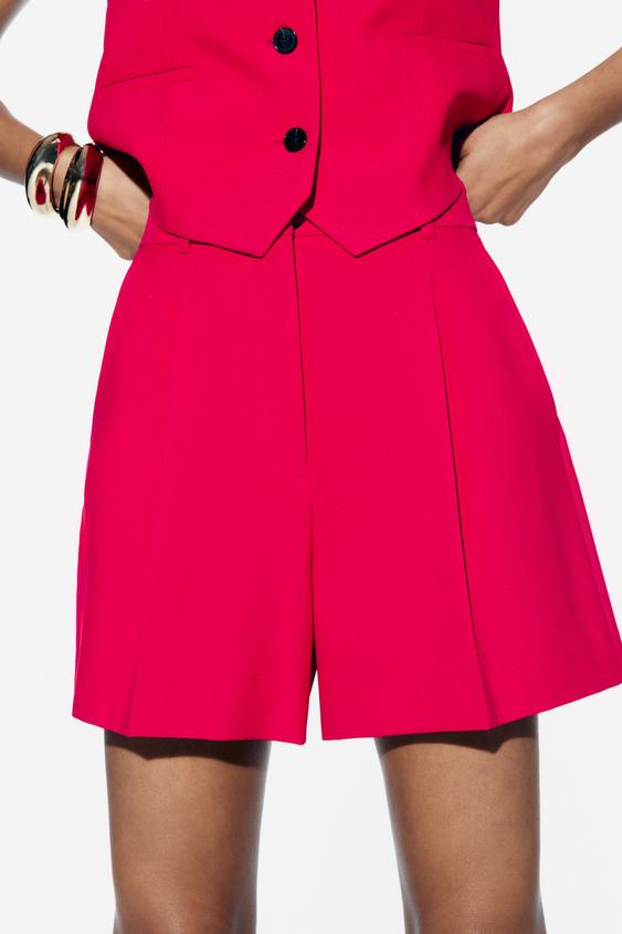 Bermudas fucsia primaveral de Zara