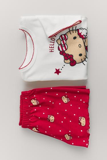 2-6 YEARS/ HELLO KITTY Ā© SANRIO PYJAMAS - White / Red by Zara
