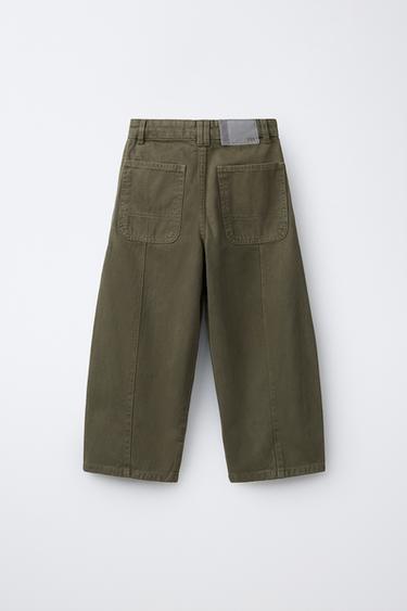 PANTALON BALLON - Kaki de Zara - Image 1