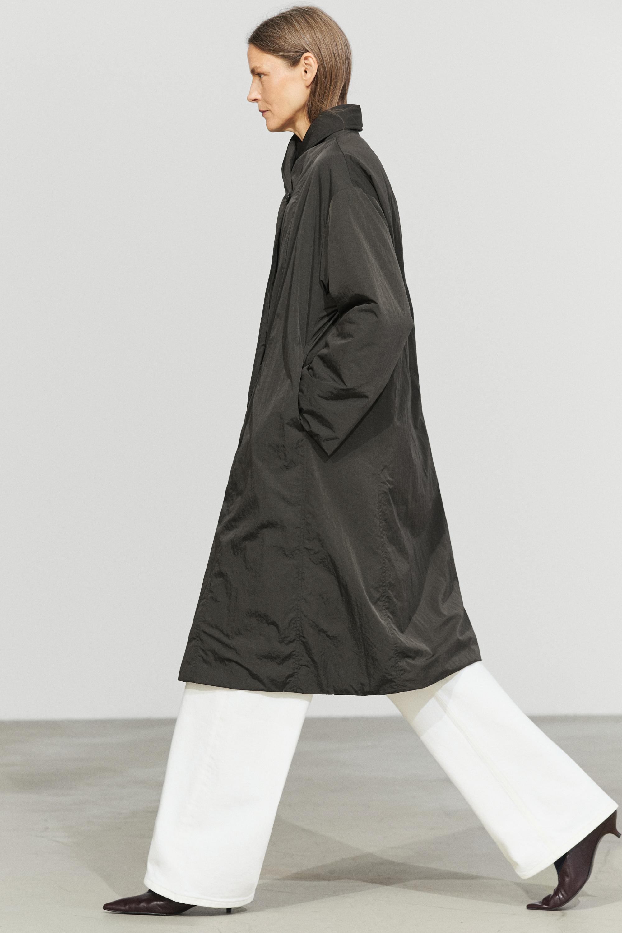 Long quilted parka - Black gold | ZARA United States