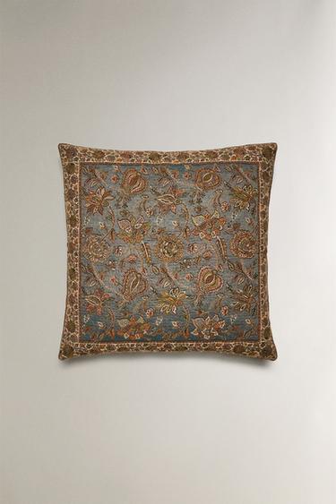 JACQUARD CUSHION COVER - Blue by Zara - Image 2