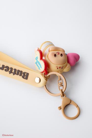 BUTTERBEAR © TEDDY BEAR KEY RING - Light brown by Zara - Image 2