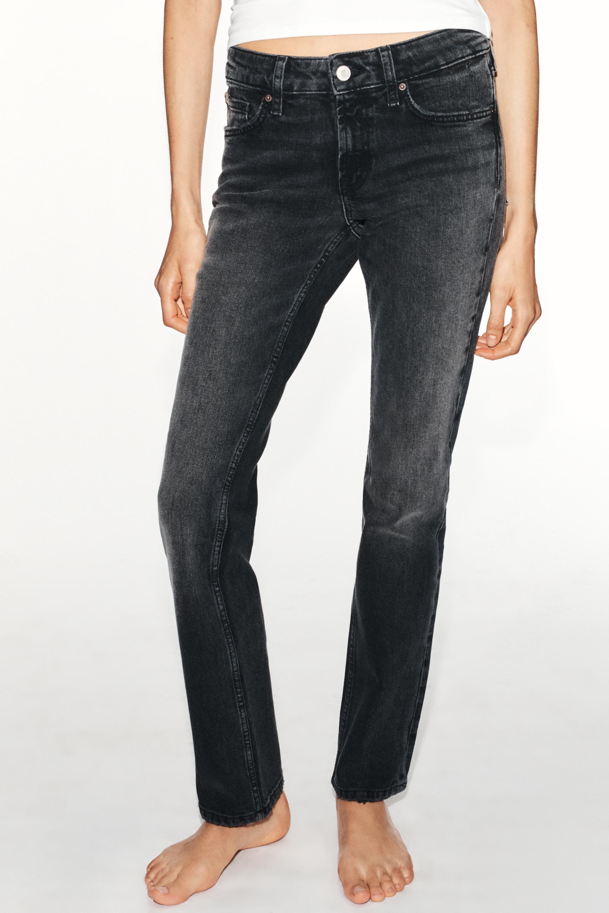 Zara TRF SLIM DÜŞÜK BEL JEAN görsel 2