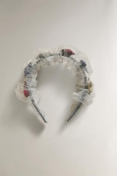 CHILDREN'S CHRISTMAS HEADBAND - أخضر مموه الخاص بـ Zara - صورة 0