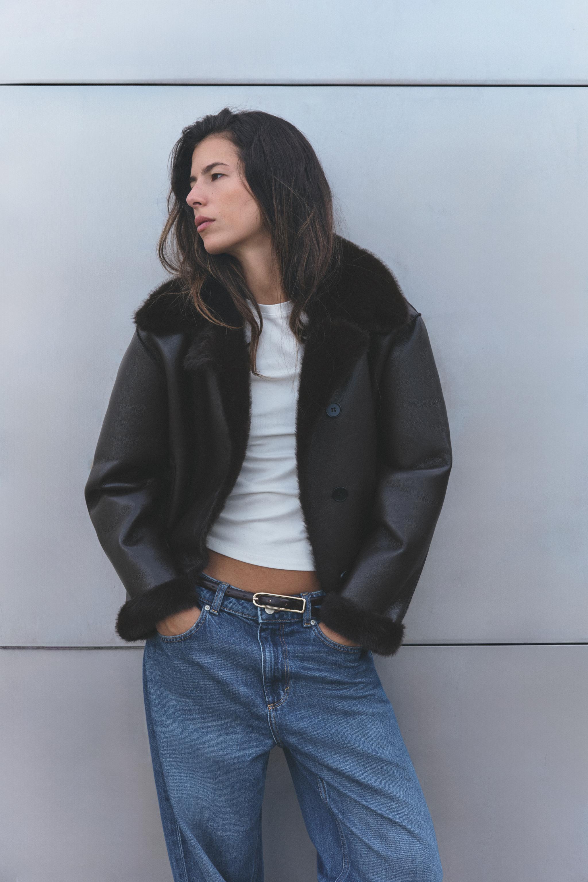 REVERSIBLE DOUBLE-FACED JACKET