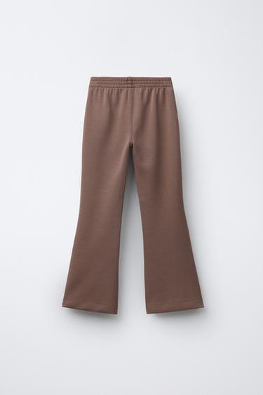 PANTALON FLARE AVEC MODAL - Marron de Zara - Image 1