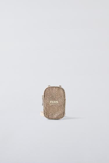 ЧЕХОЛ ДЛЯ МОБИЛЬНОГО ТЕЛЕФОНА С АНИМАЛИСТИЧЕСКИМ ПРИНТОМ — Небеленый от Zara — изображение 0