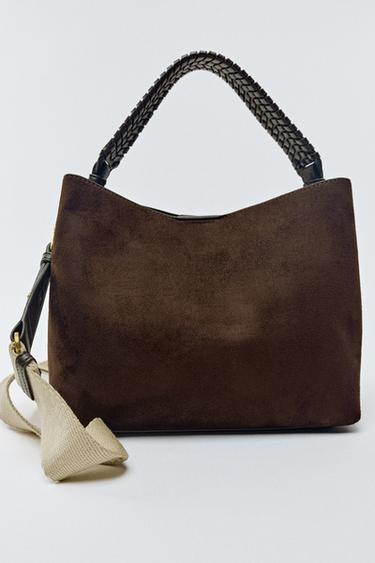 BOSSA MINI TRENZADA - Marró de Zara