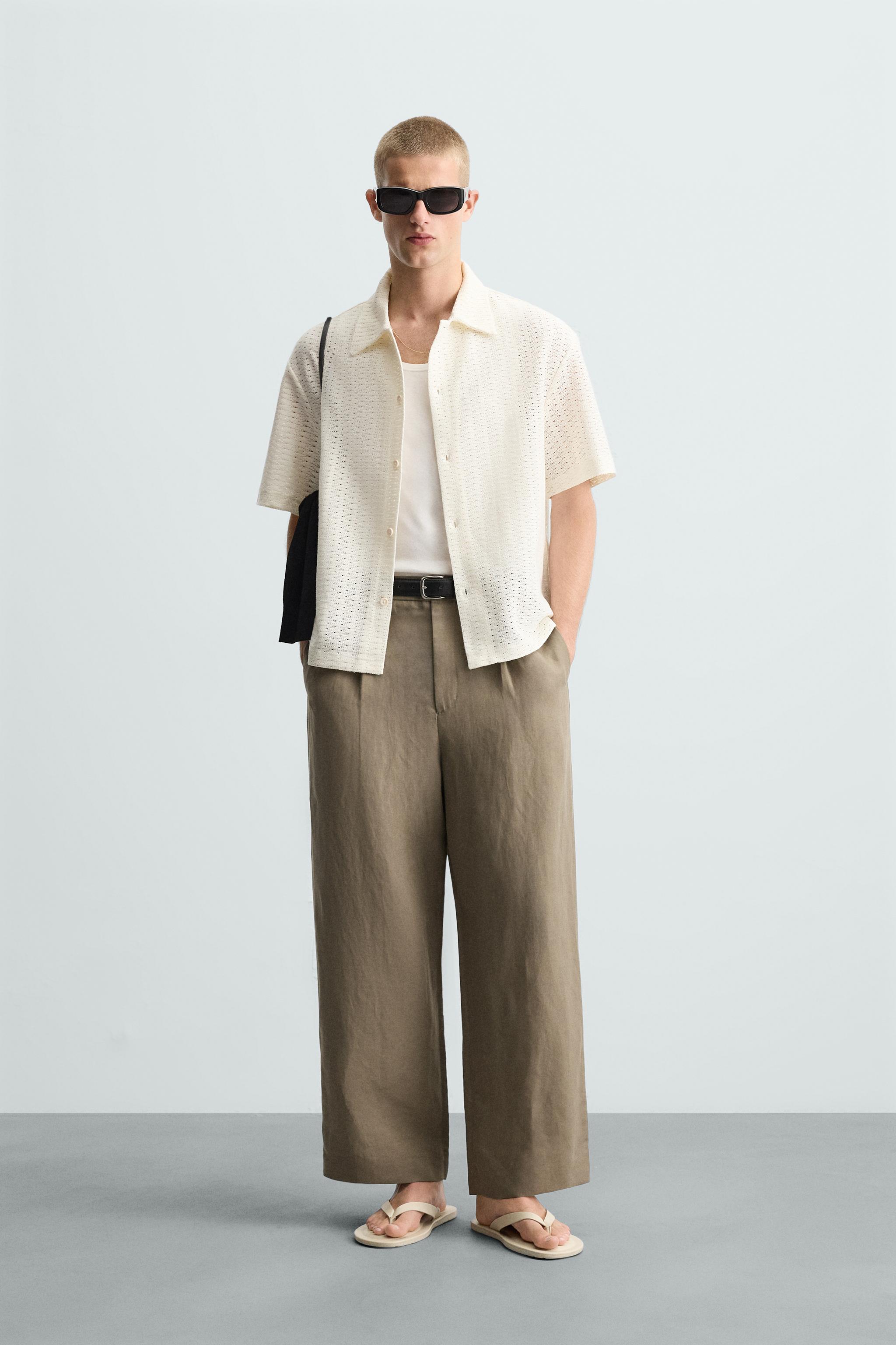 bellezayfelicidad のページです☆ 3点 CAMISA JACQUARD GEOMÉTRICO - Cru | ZARA Brasil