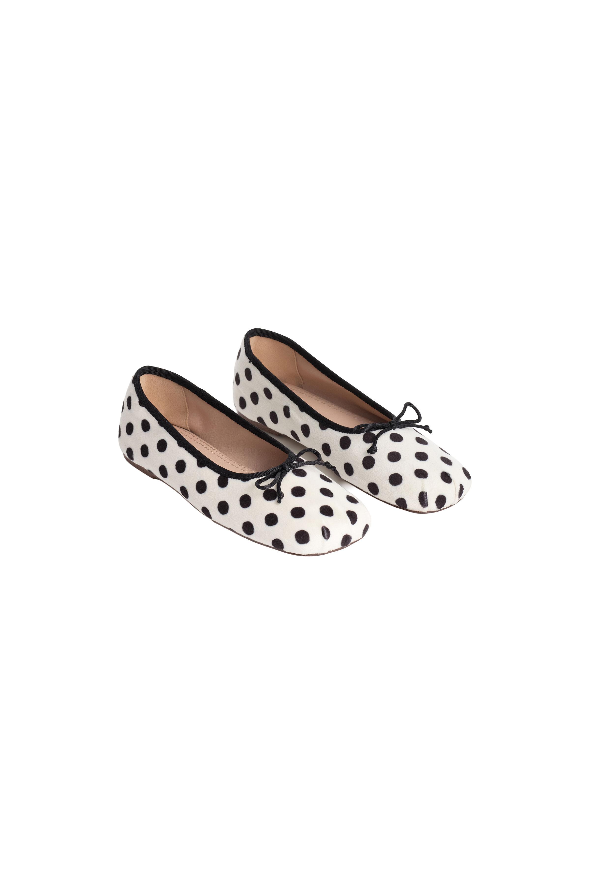 LIMITED EDITION POLKA DOT PRINT BALLET FLATS