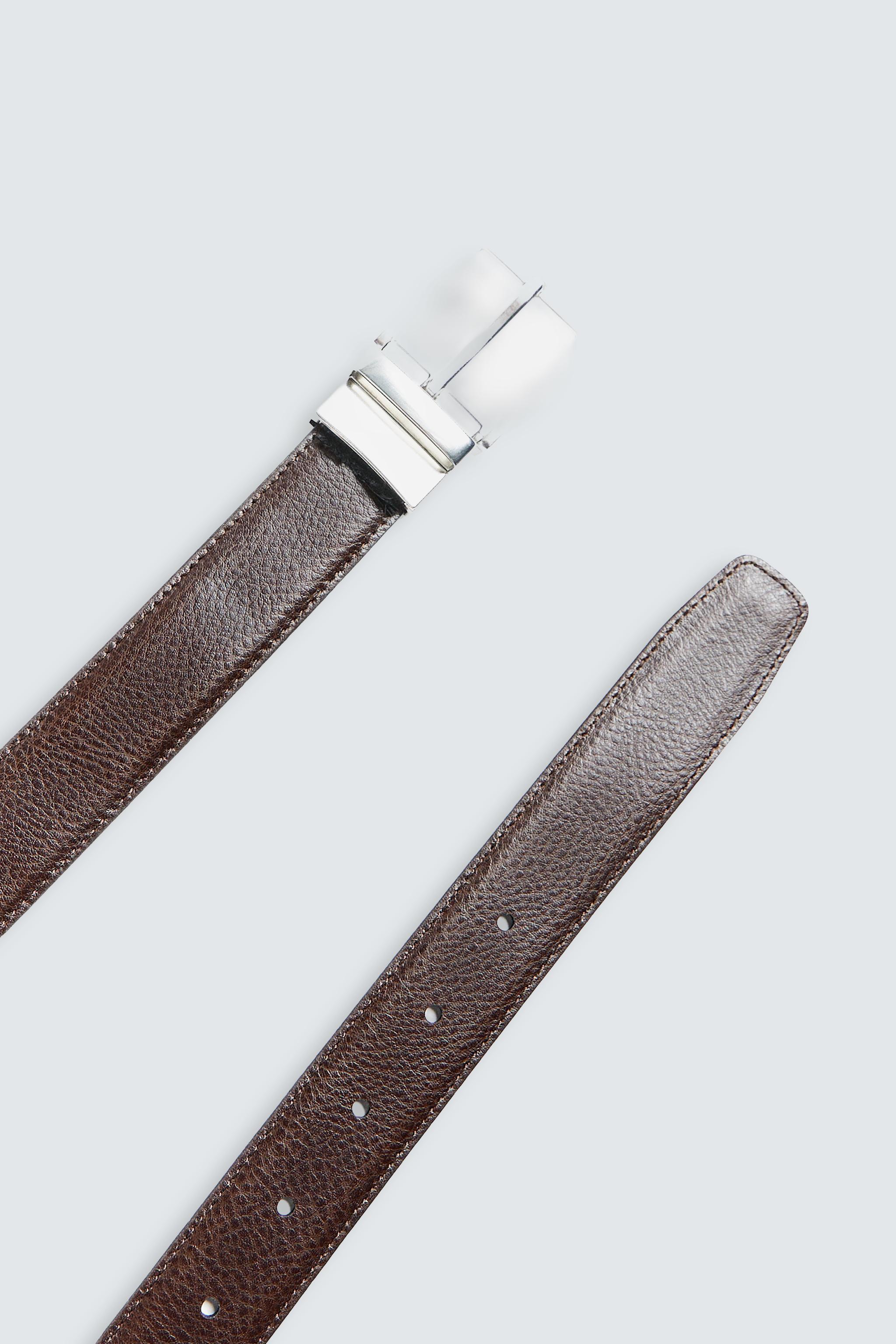 リバーシブルレザーベルト - ブラック | ZARA Japan / 日本