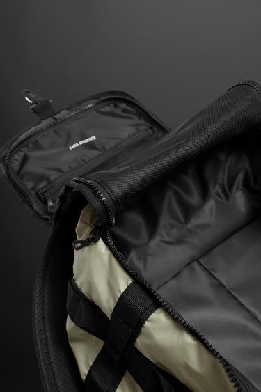 MULTIFUNCTIONAL SPORTS BACKPACK - Khaki Green by Zara - Image 3