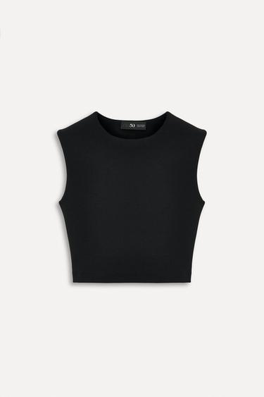HAUT COURT À BOUCLE 50E ANNIVERSAIRE - Noir de Zara - Image 2