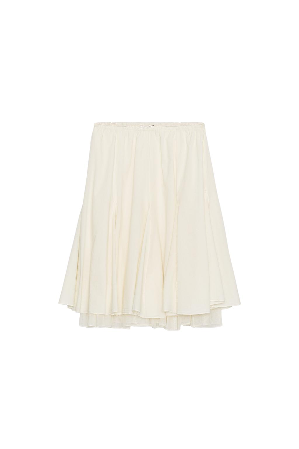 DOUBLE LAYER MIDI SKIRT - image 3