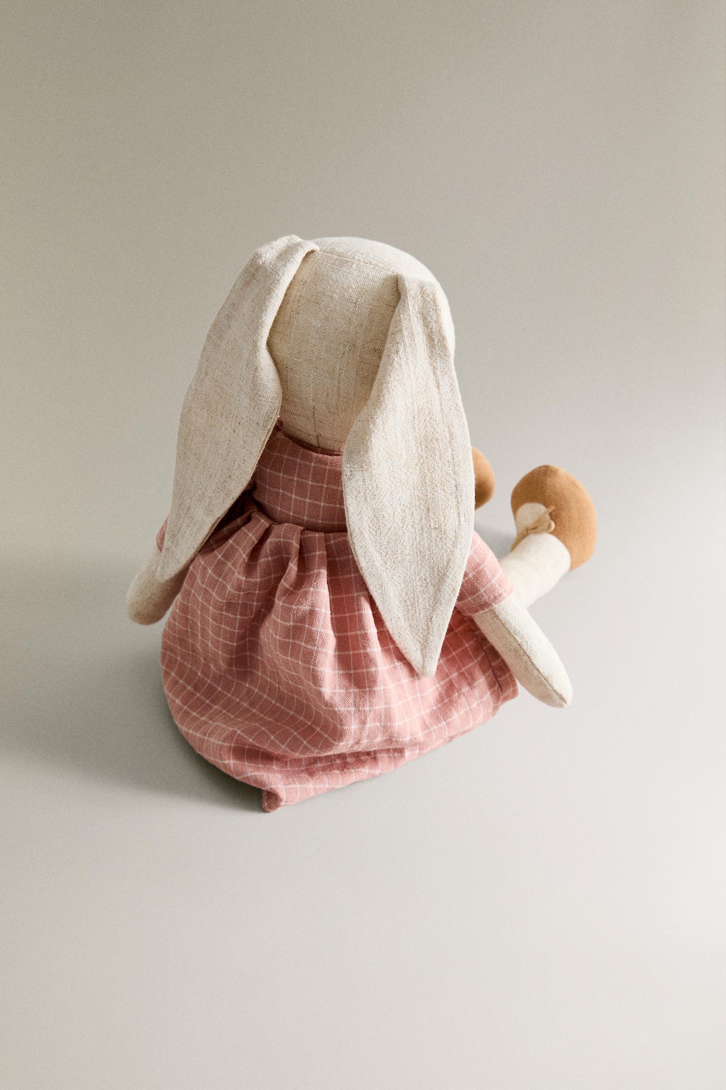 Детская мягкая игрушка Zara KIDS’ Bunny Plush Toy, цвет: Разноцветный — фото 5