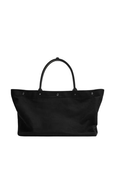 Zara AARON LEVINE X ZARA SHOPPER BAG - Black