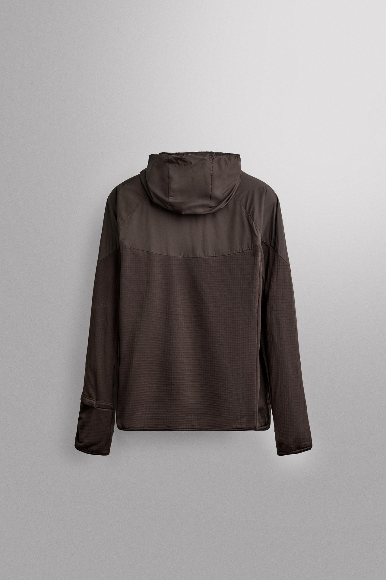 MID-LAYER TRAINING JACKET — Brown