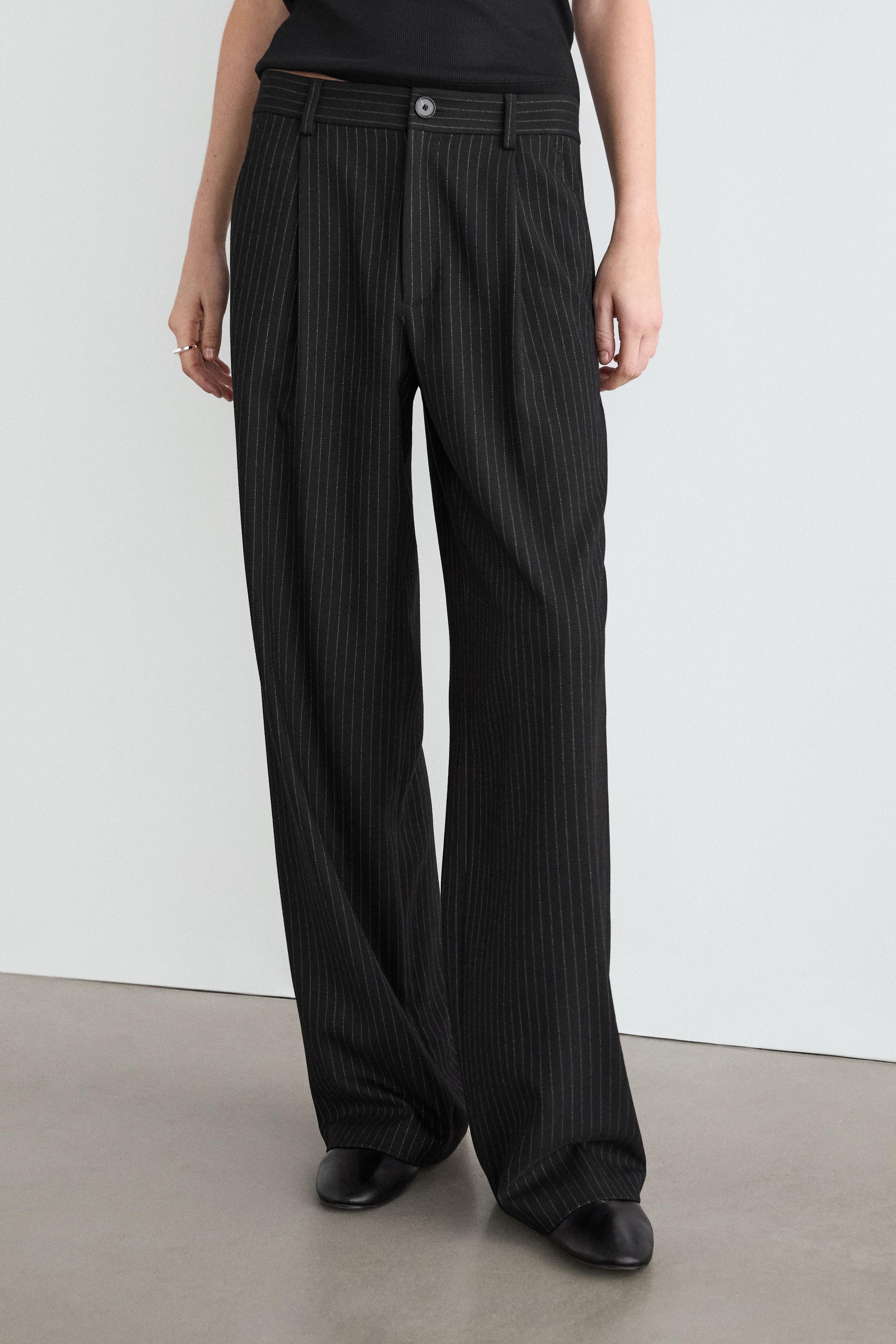 Pantalon large à rayures tennis