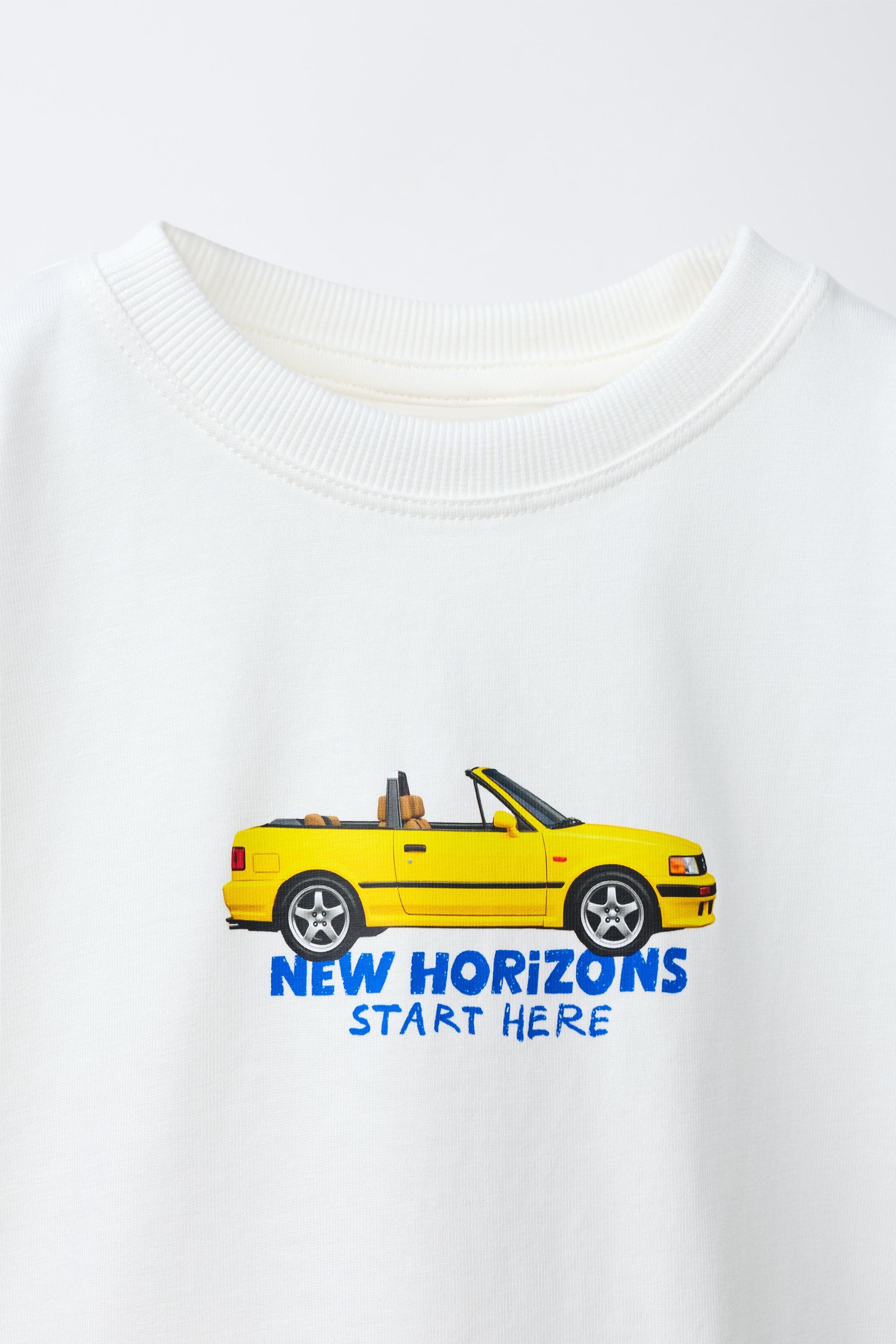 T-SHIRT IMPRIMÉ VOITURE