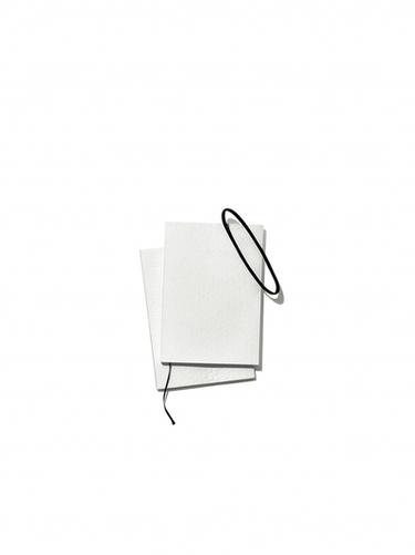 CHARLOTTE RAMPLING EVERYDAY NOTEBOOK - Blanc de Zara - Image 1