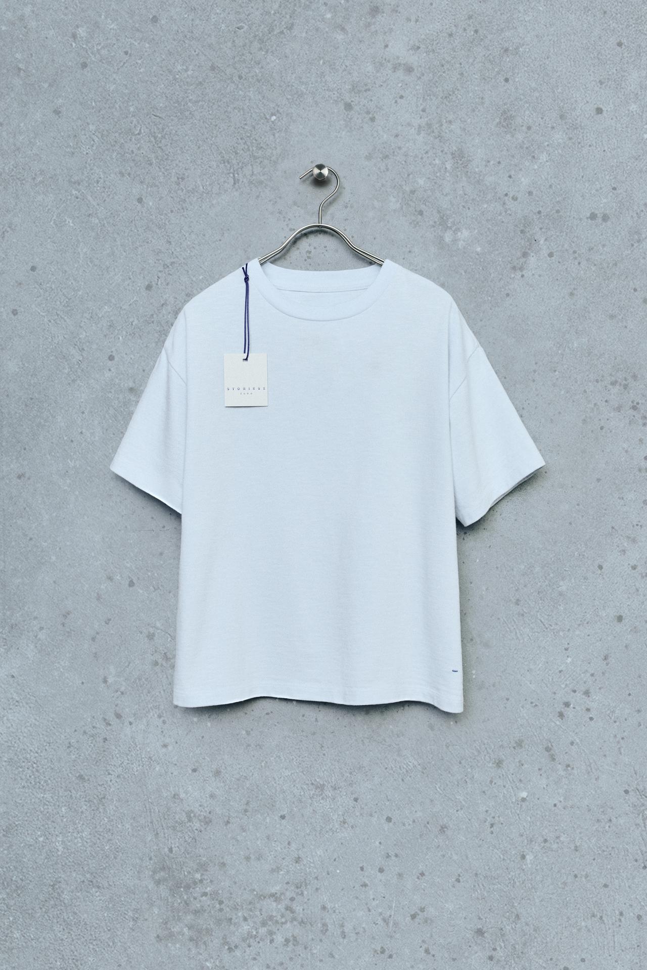 STORIESZ - PLAIN T-SHIRT — Pastel blue
