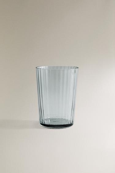 SKLENICE S RELIÉFNÍM VZOREM - Zelená od Zara - Obrázek 0