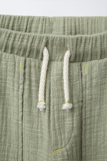 PLAIN TROUSERS - Greenish by Zara - Image 2