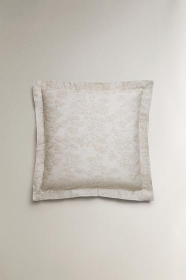 TAIE D’OREILLER TOILE DE JOUY - Beige de Zara - Image 2