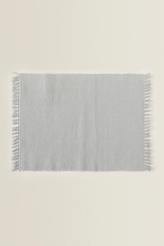 FRINGED PLACEMAT (PACK OF 2) Silver ZARA United States