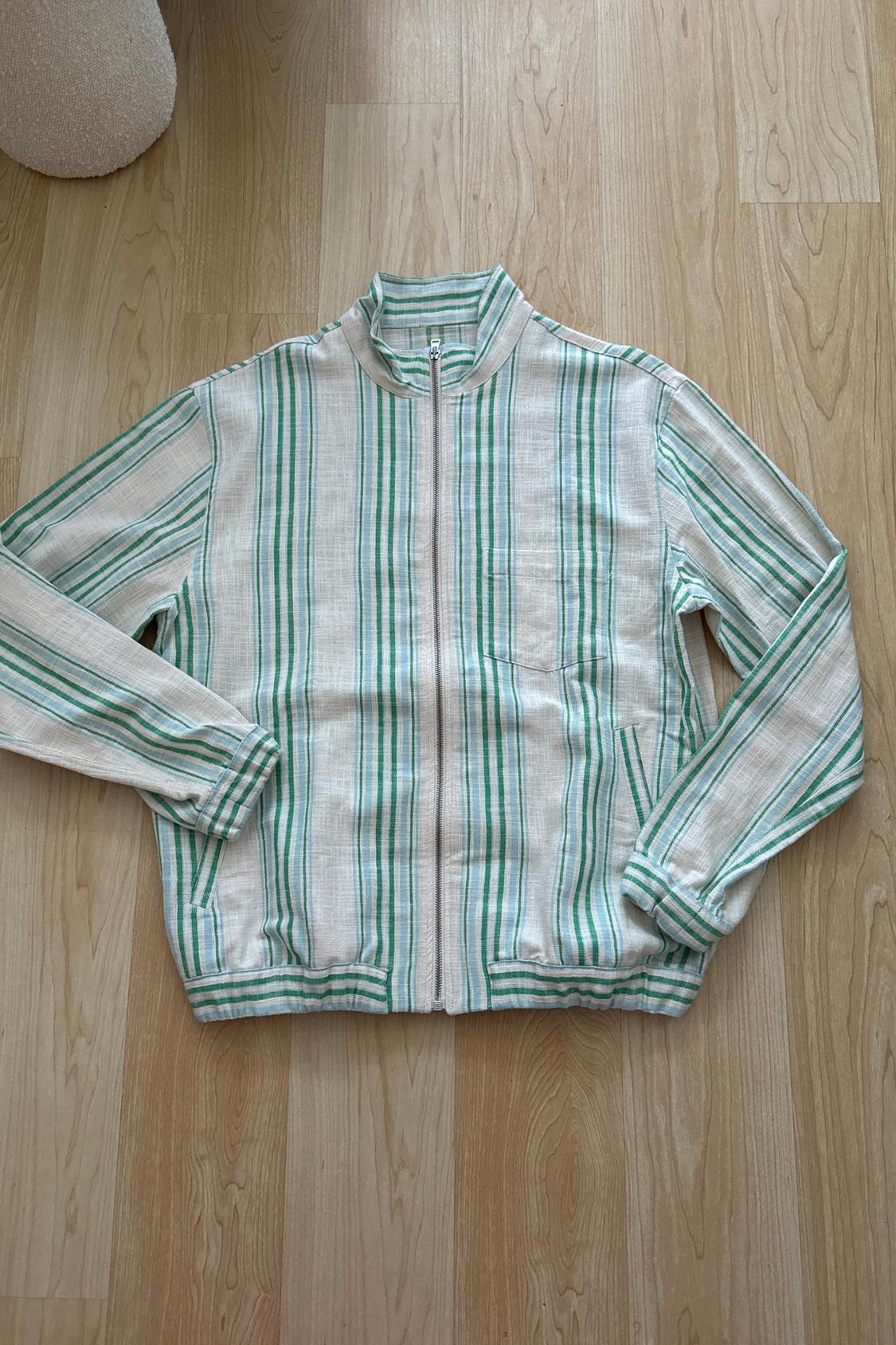 STRIPED COTTON OVERSHIRT