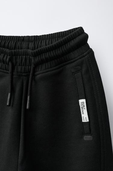INTERLOCK JOGGERS - Black by Zara