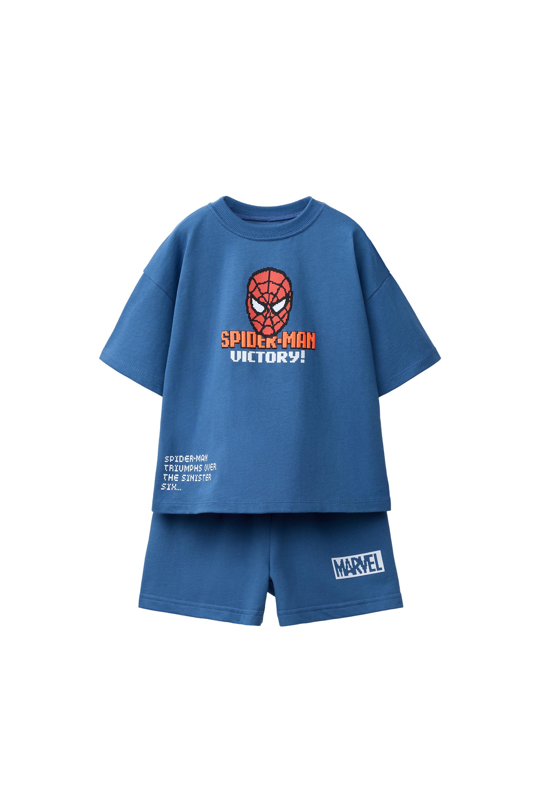 専用　ゾル大佐　ジャガーマン　テレビバエ　サラセニアン スパイダーマン©マーベルTシャツ＆バミューダセット - ブルー | ZARA